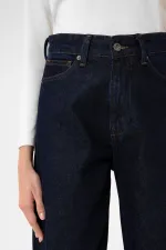 Antioch Dark Blue Women's High-Waisted Jeans