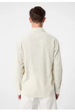 Antioch Stone Relax Fit Textured Men's Shirt