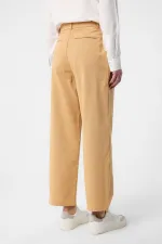 Antioch Camel Yüksek Bel Pamuklu Erkek Pantolon