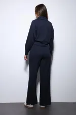 Antioch Lacivert Fermuarlı Kadın Eşofman Takım