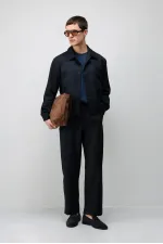 Antioch Navy Relaxed Fit Spring Men's Jacket