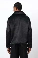 Antioch Siyah Yumuşak Dokulu Erkek Mont