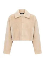 Antioch Bej Kadın Yumuşak Dokulu Mont