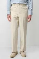 Pantalon Antioch Ecru coupe droite pour homme