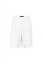 Antioch Ekru Pilili Kadın Bermuda Şort
