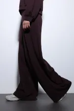 Antioch Mürdüm Geniş Paça Relaxed Kadın Takım