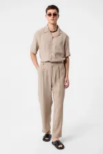 Antioch Bej Modal Kumaş Erkek Gömlek