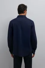 Chemise homme Antioch Navy Relax Fit