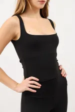 Antioch Black Strappy Women's Top