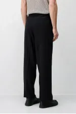 Antioch Siyah Modal Kumaş Erkek Pantolon