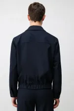 Antioch Lacivert Bel Lastikli Erkek Mont