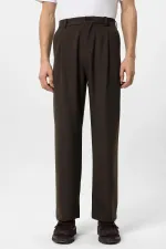 Pantalon ample taille haute marron clair Antioch pour homme