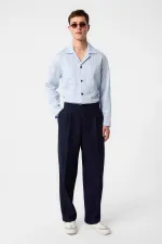 Antioch Lacivert Baggy Fitilli Erkek Pantolon