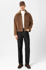 Veste pour homme Antioch Coffee, texture douce et décontractée