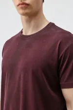 T-shirt homme Antioch Plum coupe classique en tissu technique modal
