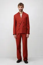 Veste blazer pour homme Antioch Tile Relax Fit en lin mélangé