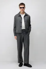Antioch Grey Relaxed Fit Men's Trousers