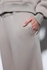 Antioch Light Mink Basic Adjustable Hem Women's Sweatpants