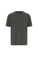 Antioch Khaki Regular Fit Basic Men's T-Shirt