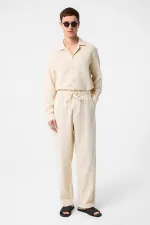 Antioch Men's Trousers with Off-White Texture