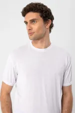 T-shirt Antioch blanc à col rond pour homme