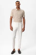 Antioch Bej Slim Fit Polo Yaka Erkek T-Shirt