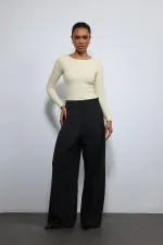 T-shirt basique jaune à manches longues Antioch