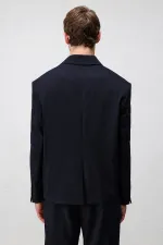 Antioch Açık Lacivert Relaxed Fit Erkek Blazer Ceket Antioch Açık Lacivert Relaxed Fit Erkek Blazer Ceket