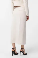 Jupe crayon fendue Antioch Off-White pour femme
