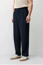 Pantalon homme Antioch en modal bleu marine