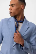 Antioch Mavi Astarsız Torba Cepli Erkek Blazer Ceket Antioch Mavi Astarsız Torba Cepli Erkek Blazer Ceket