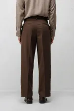 Antioch Kahve Relaxed Fit Pileli Erkek Pantolon