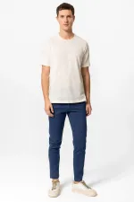 T-shirt homme Antioch Ecru Basic à col rond