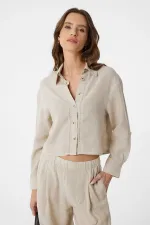 Antioch Stone Striped Women's Shirt