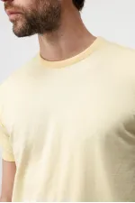 Antioch Sarı Comfort Slim Triko T-Shirt