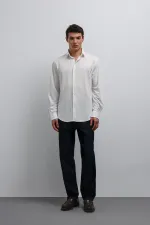 Antioch White Relax Fit Men's Shirt