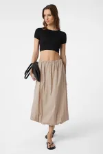 Antioch Mink Women's Balloon Midi Skirt