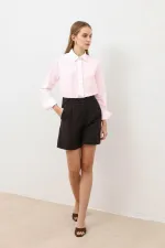 Antioch Pembe Düğme Detaylı Poplin Gömlek