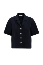 Antioch Siyah Gömlek Şort Kadın Takım