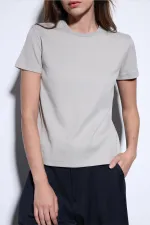 Antioch Taş Basic Kadın T-Shirt