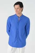 Antioch Saks Regular Fit Mandarin Collar Men's Shirt