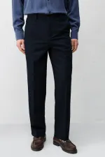 Pantalon Antioch Navy coupe droite pour homme