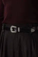 Antioch Siyah Çift Pileli Yüksek Bel Erkek Pantolon Antioch Siyah Çift Pileli Yüksek Bel Erkek Pantolon