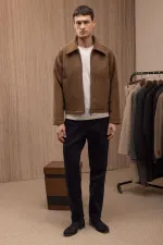 Veste pour homme Antioch Coffee, texture douce et décontractée