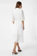 Antioch White Women's Lace Embroidered Dress