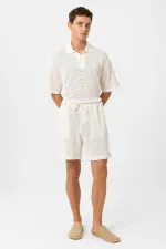 Short Antioch Off-White texturé et décontracté pour homme