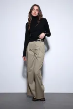 Antioch Taş Geniş Paça Kadın Pantolon