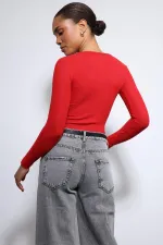 T-shirt à manches longues Antioch Red Basic