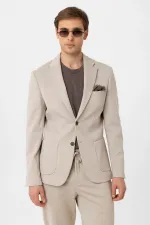Costume homme Antioch beige coupe slim confortable