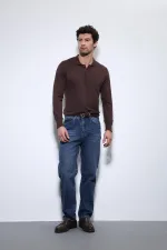 Pull à col polo pour homme Antioch Coffee